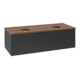V&B Meuble sous lavabo sans structure de façade Antao 120x36x50cm, HL, WBP w. wal, bla m Lac