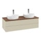 V&B Meuble sous-lavabo sans structure de façade Antao 120x36x50cm, HL, WBP w. wal, si Gr m Lac-3