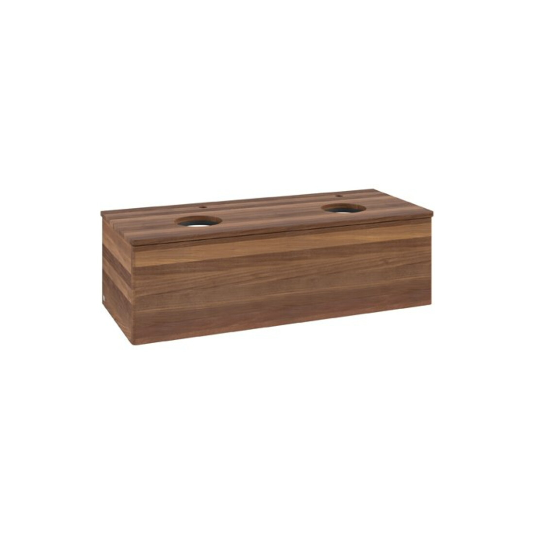 V&B Meuble sous-lavabo sans structure de façade Antao 120x36x50cm, HL, WBP w. wal, w. wal
