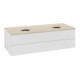 V&B Meuble sous-lavabo sans structure de façade Antao 120x36x50cm, WBP botti., blanc brillant Lac-3