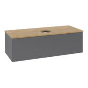 V&B Meuble sous lavabo sans structure de façade Antao 120x36x50cm, WBP hon. Oa, Anthrac. m Lac-3