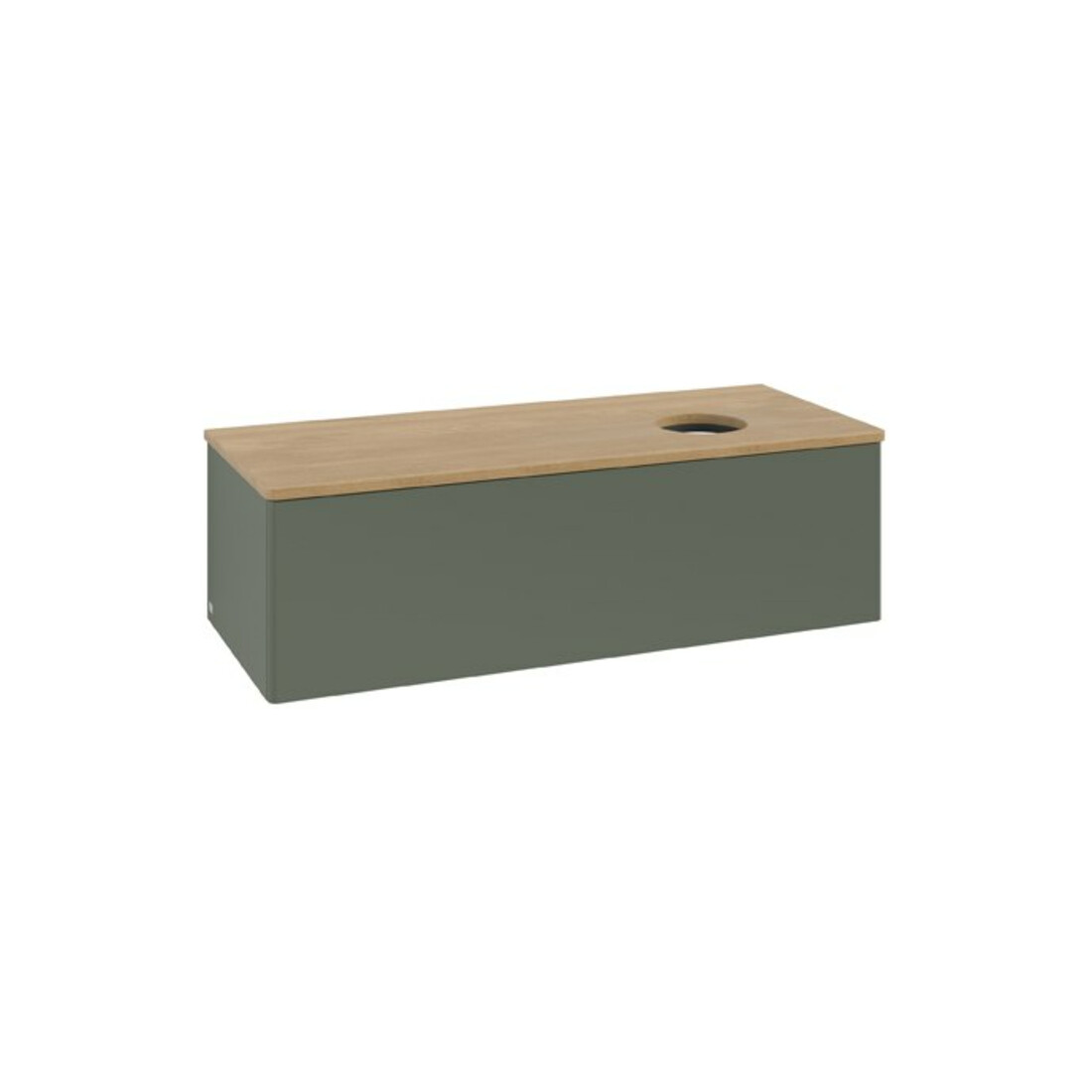 V&B Meuble sous lavabo sans structure de façade Antao 120x36x50cm, WBP hon. Oa, lea gre. m Lac