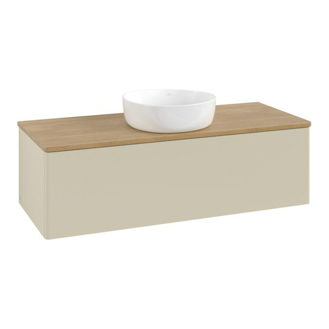 V&B Meuble sous lavabo sans structure de façade Antao 120x36x50cm, WBP hon. Oa, si Gr m Lac