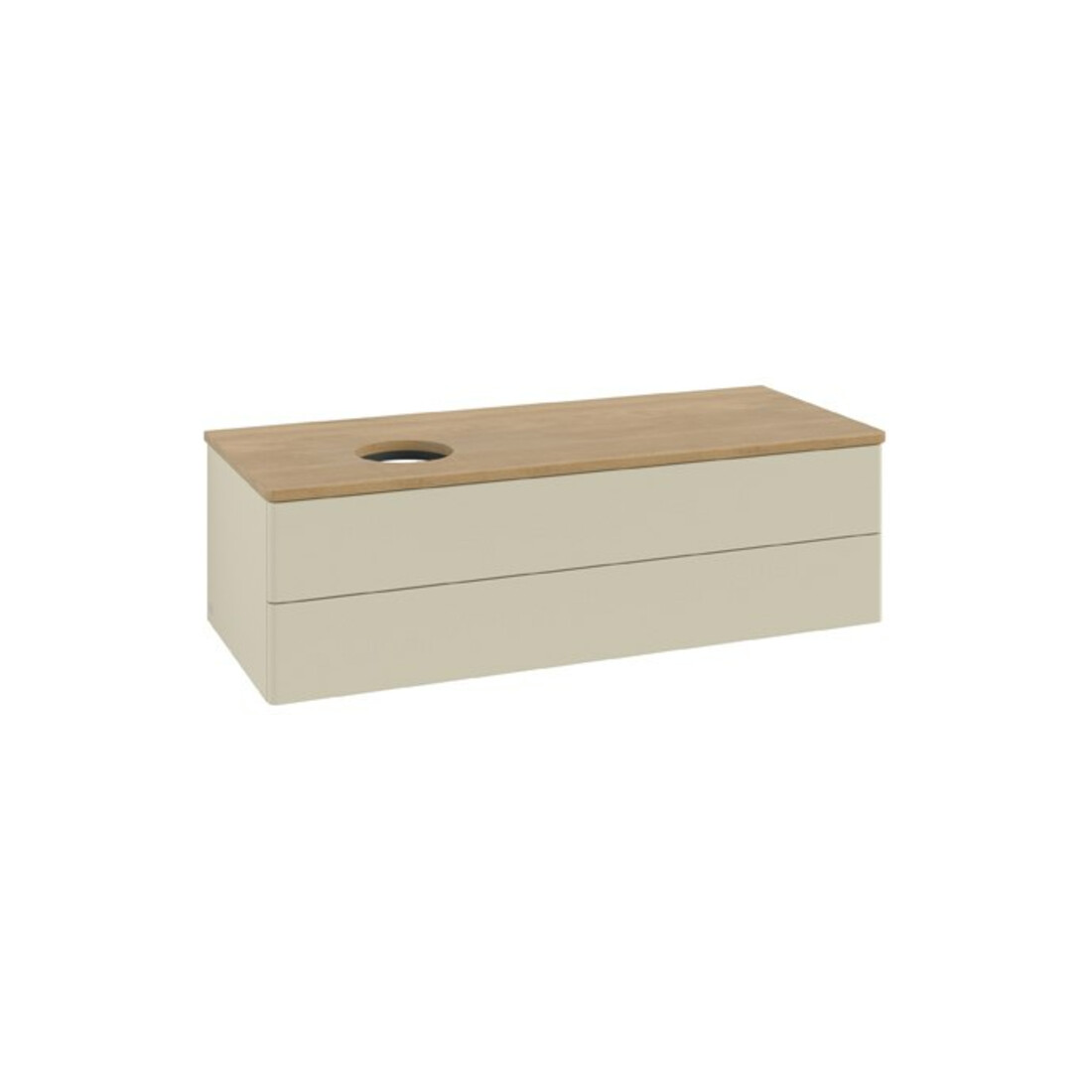 V&B Meuble sous-lavabo sans structure de façade Antao 120x36x50cm, WBP hon. Oa, si Gr m Lac