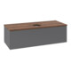 V&B Meuble sous lavabo sans structure de façade Antao 120x36x50cm, WBP w. wal, anthracite m Lac-3