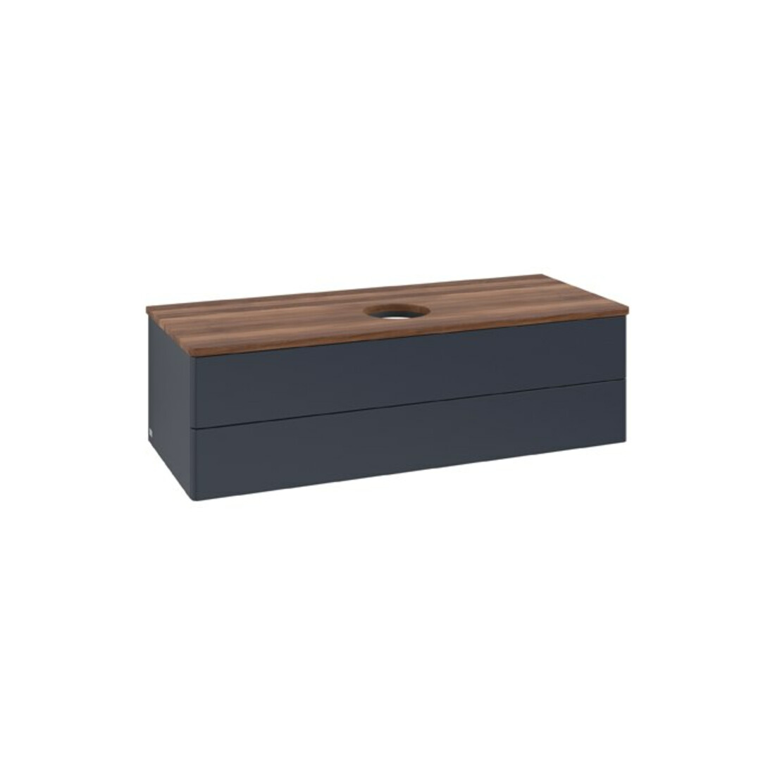 V&B Meuble sous-lavabo sans structure de façade Antao 120x36x50cm, WBP w. wal, md bl. m Lac