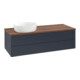 V&B Meuble sous lavabo sans structure de façade Antao 120x36x50cm, WBP w. wal, md bl. m Lac-1