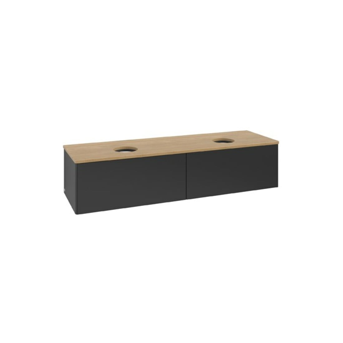 V&B Meuble sous lavabo sans structure de façade Antao 160x36x50cm, WBP hon. Oa, bleu m Lac