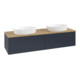V&B Meuble sous-lavabo sans structure de façade Antao 160x36x50cm, WBP hon. Oa, md bl. m Lac-3