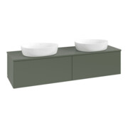 V&B Meuble sous lavabo sans structure de façade Antao 160x36x50cm, WBP Lac, lea gre. m Lac
