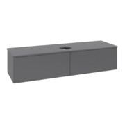 V&B Meuble sous lavabo sans structure de façade Antao 160x50 cm, couleur WBP Lac, Anthracite m Lac-3