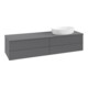 V&B Meuble sous lavabo sans structure de façade Antao 160x50 cm, couleur WBP Lac, Anthracite m Lac-3