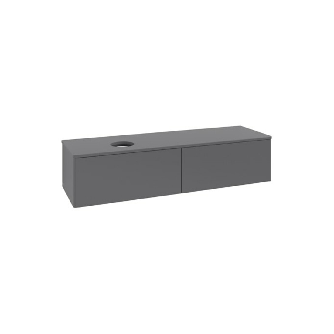 V&B Meuble sous lavabo sans structure de façade Antao 160x50 cm, couleur WBP Lac, anthracite m Lac