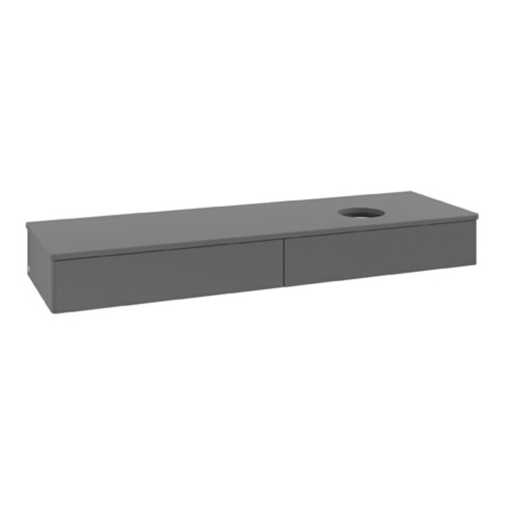 V&B Meuble sous lavabo sans structure de façade Antao 160x50 cm, couleur WBP Lac, anthracite m Lac