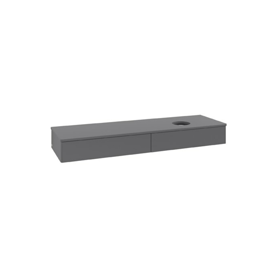 V&B Meuble sous lavabo sans structure de façade Antao 160x50 cm, couleur WBP Lac, anthracite m Lac