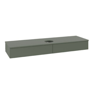V&B Meuble sous-lavabo sans structure de façade Antao 160x50 cm, couleur WBP Lac, lea gre. m Lac