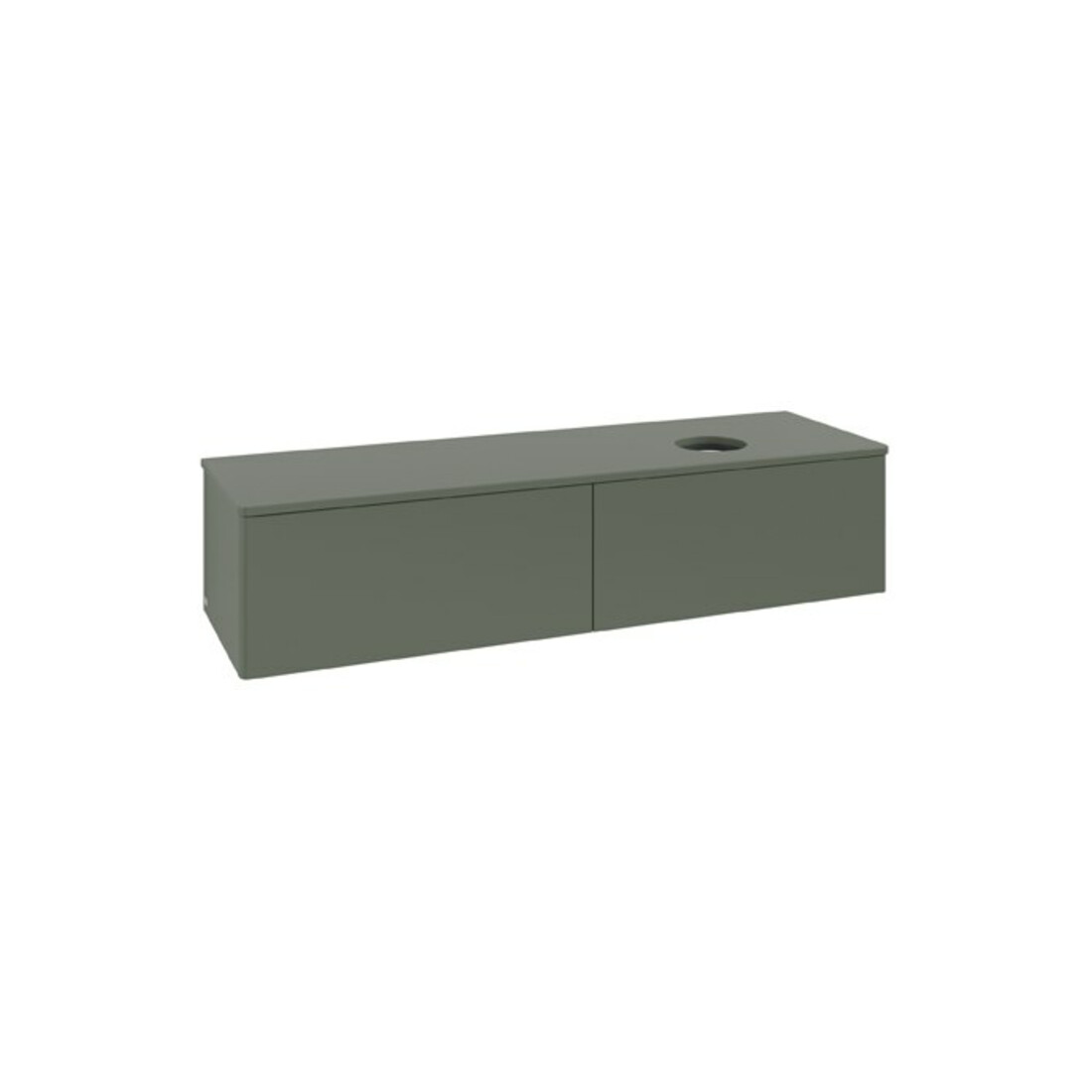 V&B Meuble sous-lavabo sans structure de façade Antao 160x50 cm, couleur WBP Lac, lea gre. m Lac
