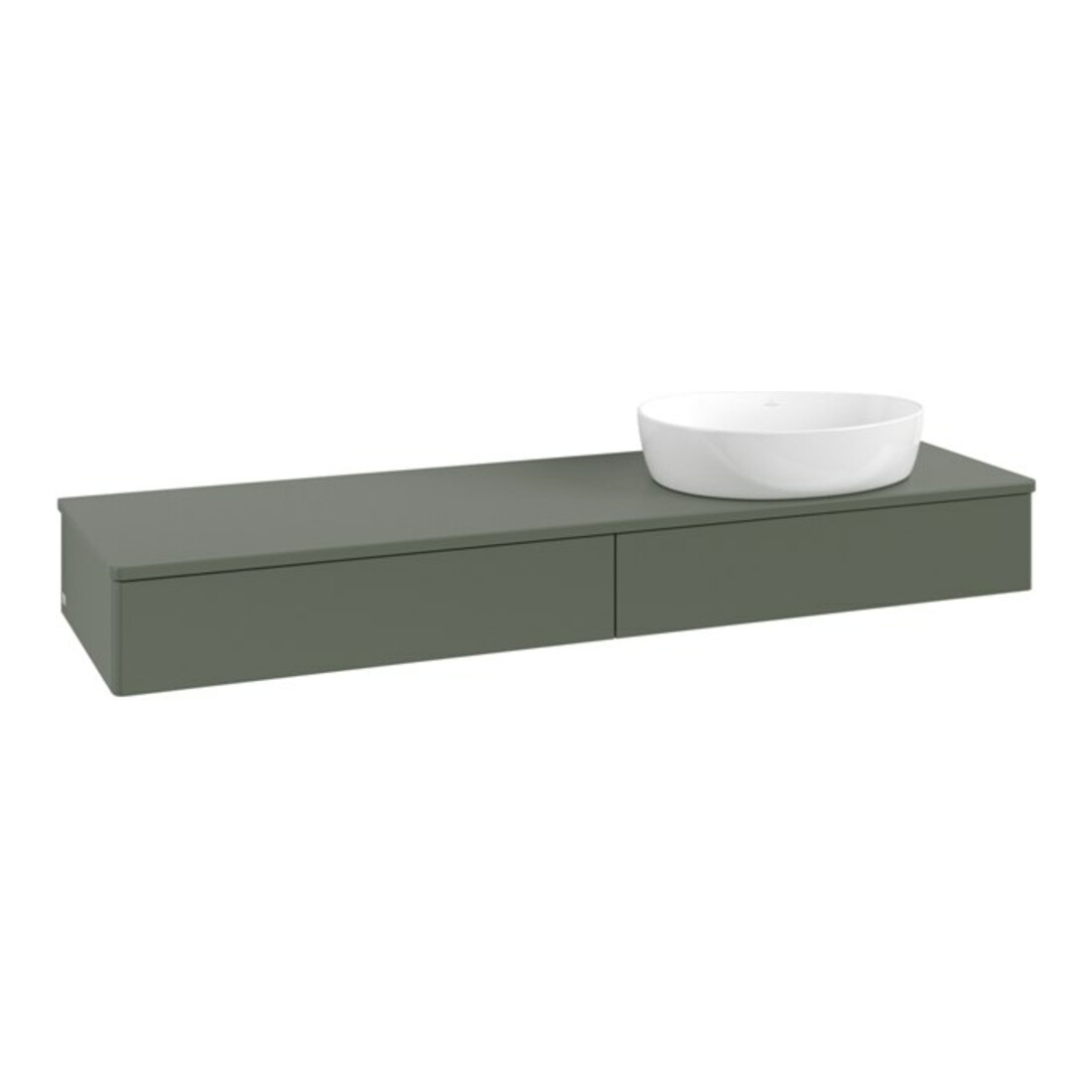 V&B Meuble sous-lavabo sans structure de façade Antao 160x50 cm, couleur WBP Lac, lea gre. m Lac