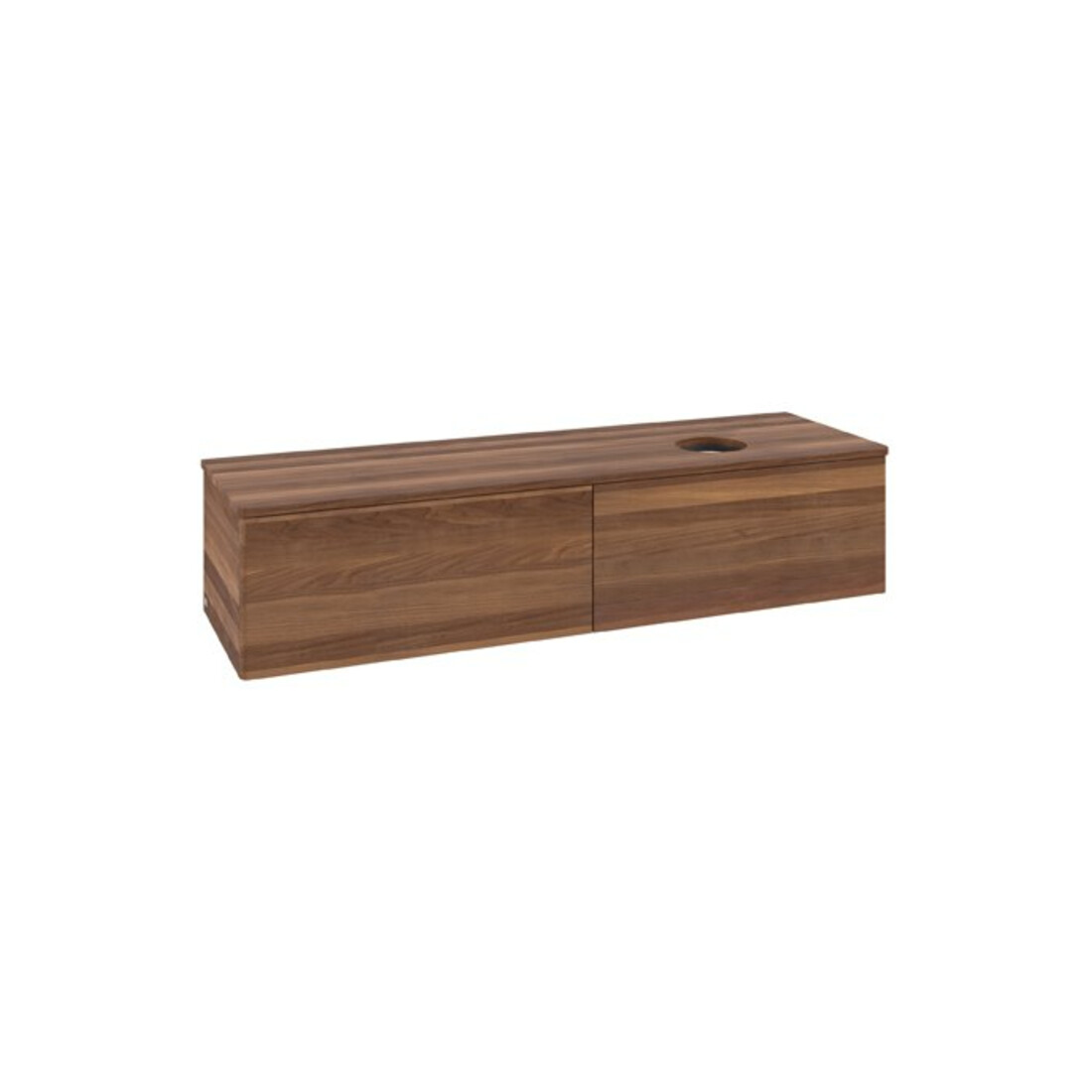 V&B Meuble sous lavabo sans structure de façade Antao 160x50 cm, couleur WBP noyer chaud