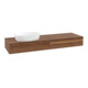 V&B Meuble sous lavabo sans structure de façade Antao 160x50 cm, couleur WBP noyer chaud-4