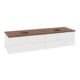 V&B Meuble sous lavabo sans structure de façade Antao 160x50 cm, couleur WBP w. wal, blanc m Lac-4