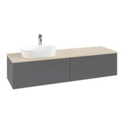 V&B Meuble sous lavabo sans structure de façade Antao 160x50 cm, H I P, WBP botti., Anthracite m Lac-3