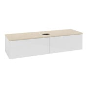 V&B Meuble sous lavabo sans structure de façade Antao 160x50 cm, HL, WBP botti., blanc brillant Lac
