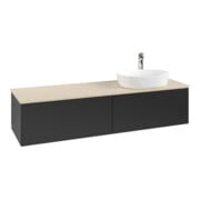 V&B Meuble sous lavabo sans structure de façade Antao 160x50 cm, HL, WBP botti., bleu m Lac