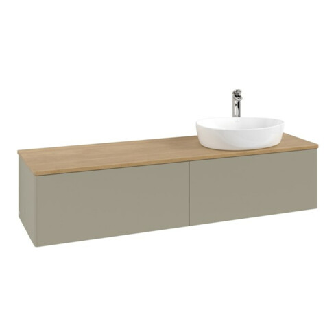 V&B Meuble sous lavabo sans structure de façade Antao 160x50 cm, HL, WBP hon. Oa, st. Gr m Lac