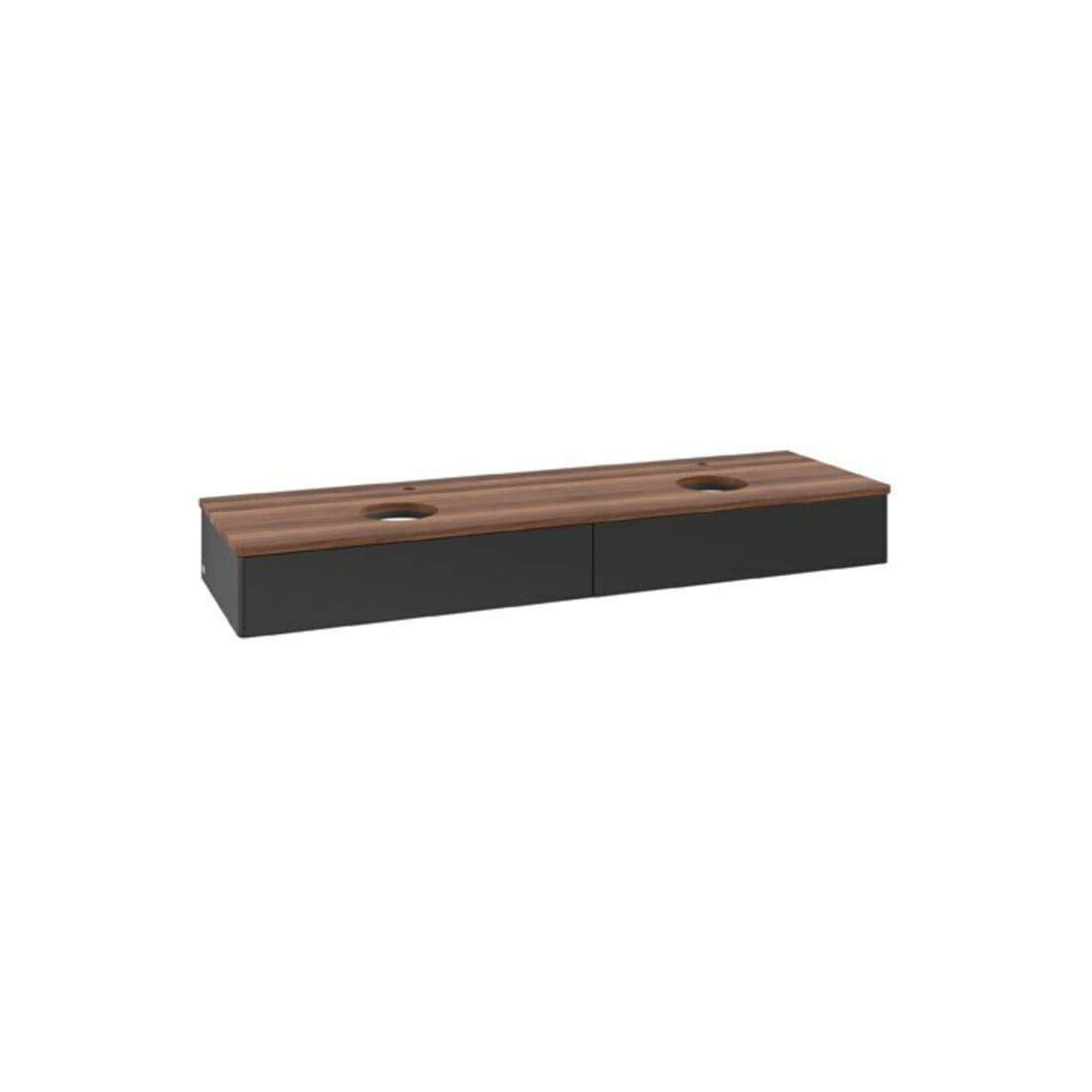 V&B Meuble sous-lavabo sans structure de façade Antao 160x50 cm, HL, WBP w. wal, bla m Lac