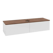 V&B Meuble sous lavabo sans structure de façade Antao 160x50 cm, HL, WBP w. wal, blanc brillant Lac