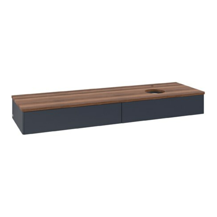V&B Meuble sous lavabo sans structure de façade Antao 160x50 cm, HL, WBP w. wal, md bl. m Lac