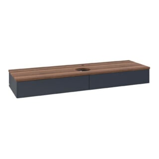 V&B Meuble sous lavabo sans structure de façade Antao 160x50 cm, HL, WBP w. wal, md bl. m Lac