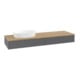 V&B Meuble sous lavabo sans structure de façade Antao 160x50 cm, WBP hon. Oa, anthracite mat lacqué-3