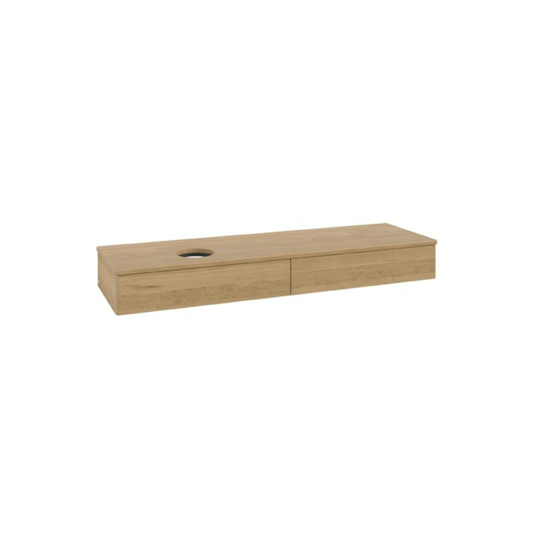 V&B Meuble sous-lavabo sans structure de façade Antao 160x50cm, couleur WBP chêne miel, chêne miel