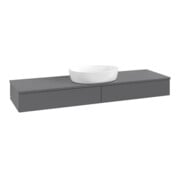 V&B Meuble sous-lavabo sans structure de façade Antao 160x50cm, couleur WBP Lac, anthracite m Lac