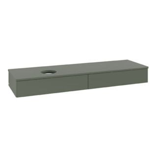 V&B Meuble sous-lavabo sans structure de façade Antao 160x50cm, couleur WBP Lac, lea gre. m Lac