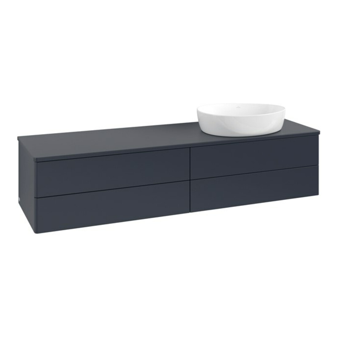 V&B Meuble sous-lavabo sans structure de façade Antao 160x50cm, couleur WBP Lac, md bl. m Lac