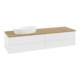 V&B Meuble sous-lavabo sans structure de façade Antao 160x50cm, couleur WBP miel Oa, blanc mat Lac-4