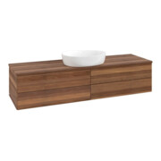 V&B Meuble sous-lavabo sans structure de façade Antao 160x50cm, couleur WBP noyer chaud-3