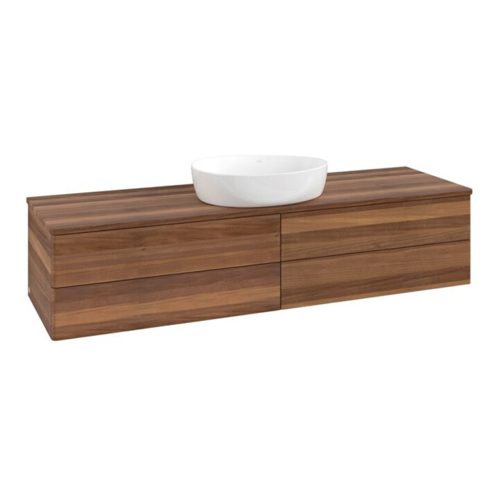 V&B Meuble sous-lavabo sans structure de façade Antao 160x50cm, couleur WBP noyer chaud