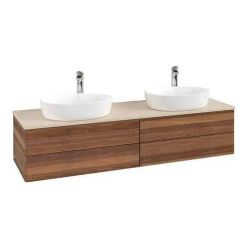 V&B Meuble sous-lavabo sans structure de façade Antao 160x50cm, HL, couleur WBP botti., w. wal