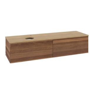 V&B Meuble sous lavabo sans structure de façade Antao 160x50cm, HL, couleur WBP hon. Oa, w. wal