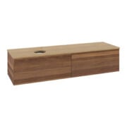 V&B Meuble sous lavabo sans structure de façade Antao 160x50cm, HL, couleur WBP hon. Oa, w. wal