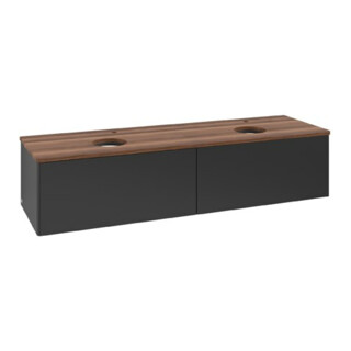 V&B Meuble sous lavabo sans structure de façade Antao 160x50cm, HL, WBP blanc wal, bleu m Lac