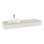 V&B Meuble sous-lavabo sans structure de façade Antao 160x50cm, HL, WBP botti., blanc brillant Lac-3
