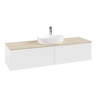V&B Meuble sous-lavabo sans structure de façade Antao 160x50cm, HL, WBP botti., blanc m Lac