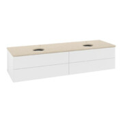 V&B Meuble sous-lavabo sans structure de façade Antao 160x50cm, HL, WBP botti., blanc m Lac-3