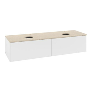 V&B Meuble sous lavabo sans structure de façade Antao 160x50cm, HL, WBP botti., blanc mat Lac