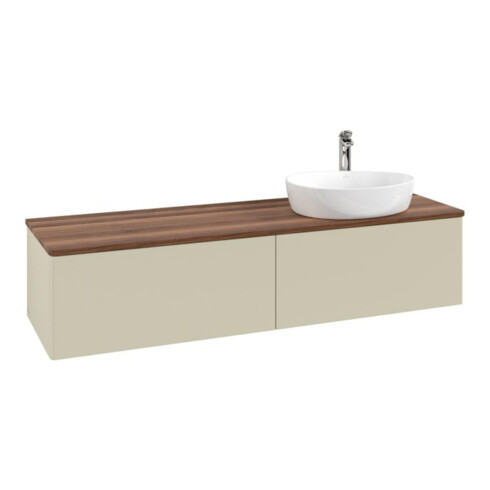 V&B Meuble sous lavabo sans structure de façade Antao 160x50cm, HL, WBP chêne sauvage, gris m Lac